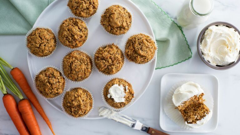 Carrot Cake Quinoa Muffins