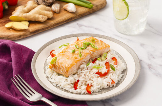 Honey Ginger Baked Salmon