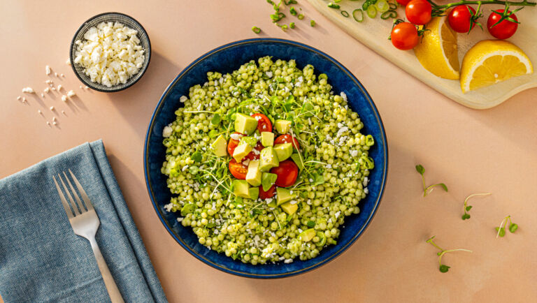 Green Goddess Pearl Couscous Salad