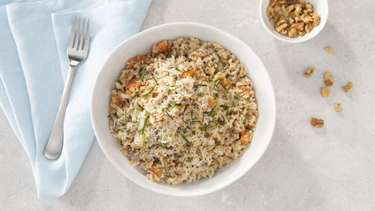 Sweet Potato Walnut Risotto