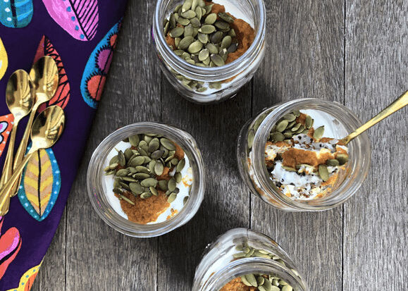 Overnight Quinoa Oats with Pumpkin