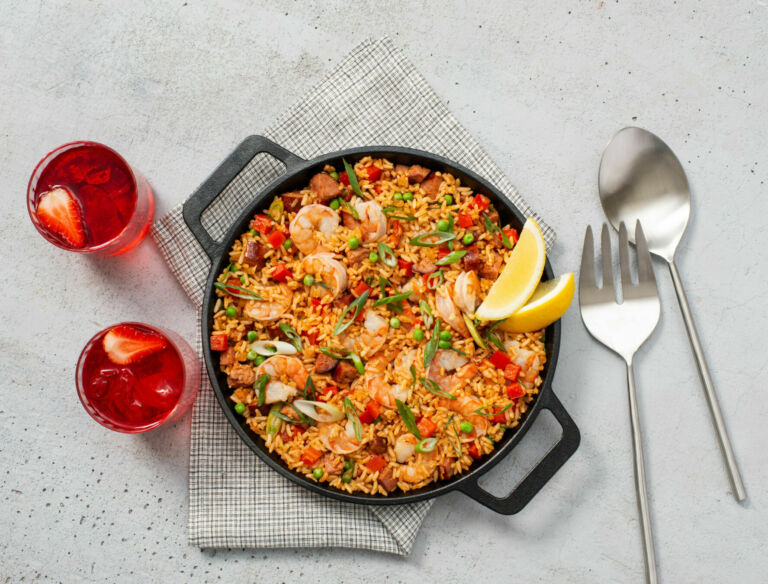 Asian Fusion Paella Spanish Fried Rice