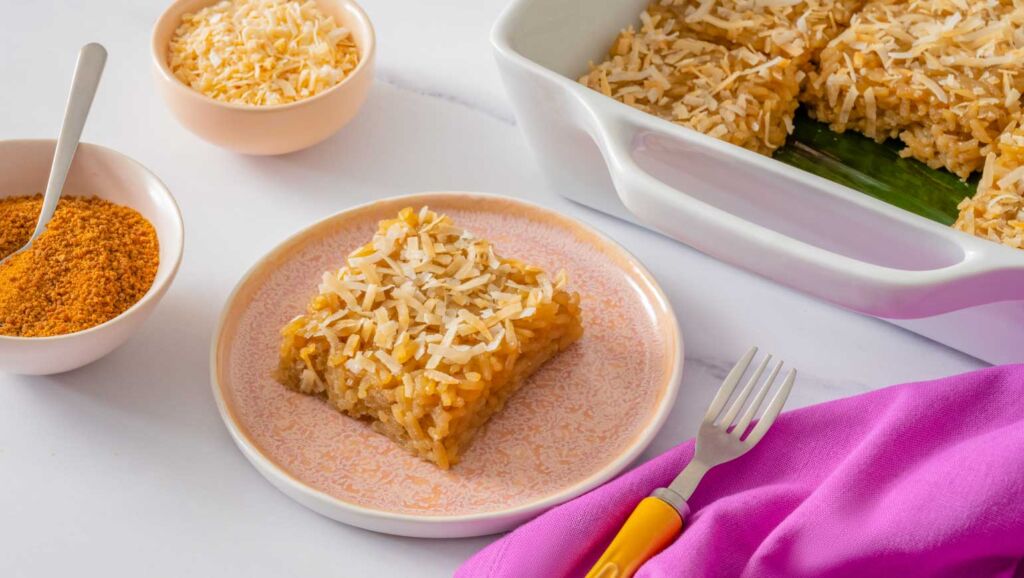 Biko Filipino Sticky Rice Cake Recipe With Jasmine Rice