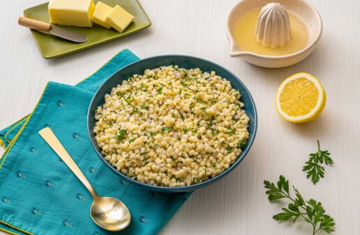 lemon butter pearl couscous