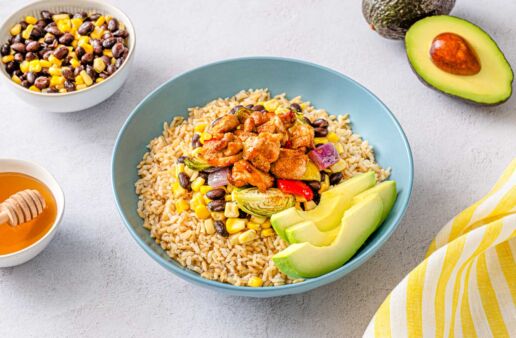 Honey Chipotle Chicken Rice Bowl
