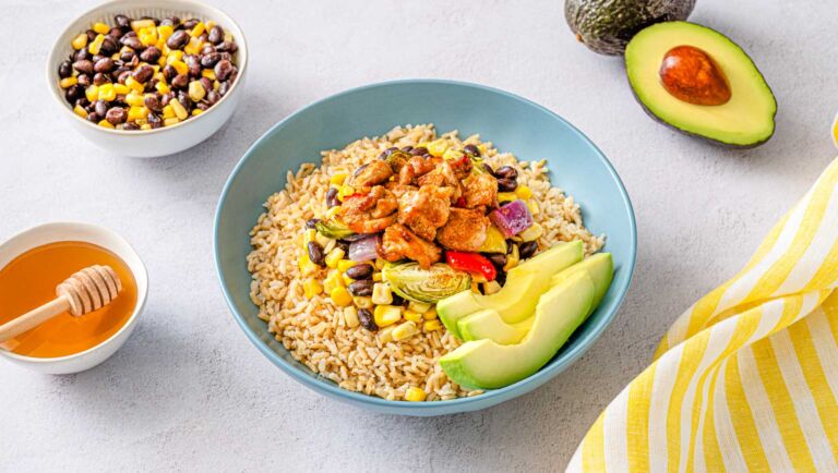 Honey Chipotle Chicken Rice Bowl