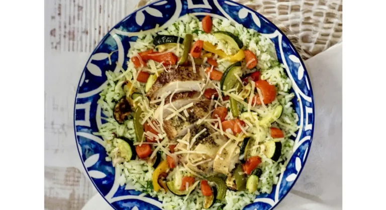Garlic Butter Herb-Jasmine Rice Bowl With Roasted Veggies
