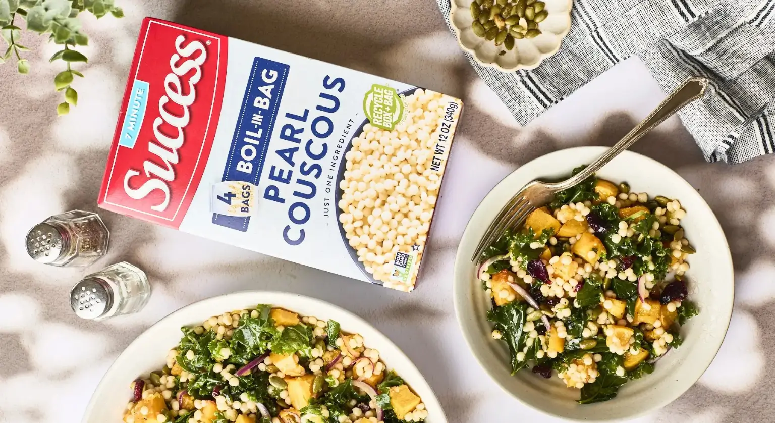 Roasted Pumpkin Pearl Couscous Salad with Maple Vinaigrette