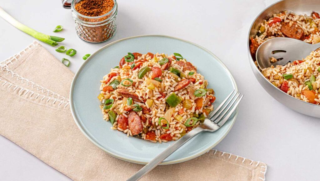cajun sausage and rice skillet recipe
